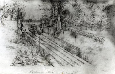 Putney Railway Station by English School